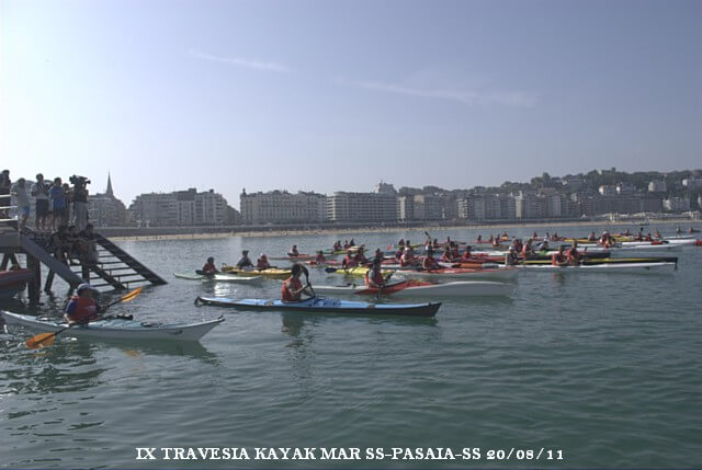 IX Travesía en piragua Donostia-Pasaia- Donostia 2011