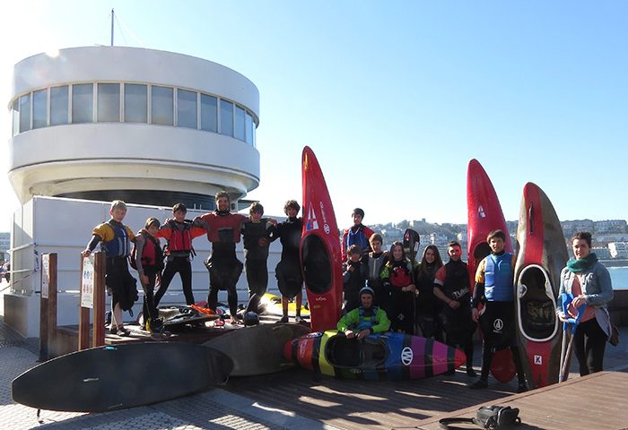 El Kayak Surf del RCNSS en el DV