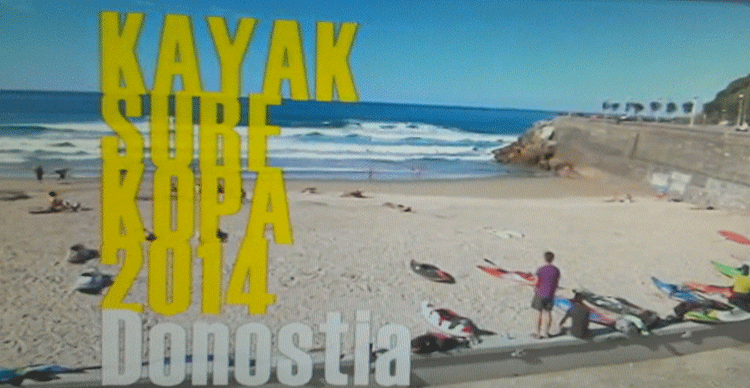 La Copa de Euskadi de kayaksurf de la Zurriola en EITB