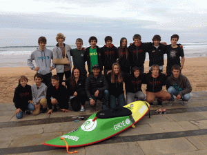 Campeonato de Euskadi de kayak surf. Zarautz 2015