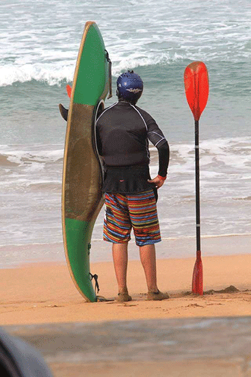 Campeonato de Euskadi de kayak surf. Zarautz 2015