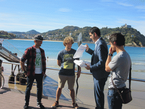 Reconocimiento del Alcalde de San Sebastián al kayaksurf. 30/10/2015