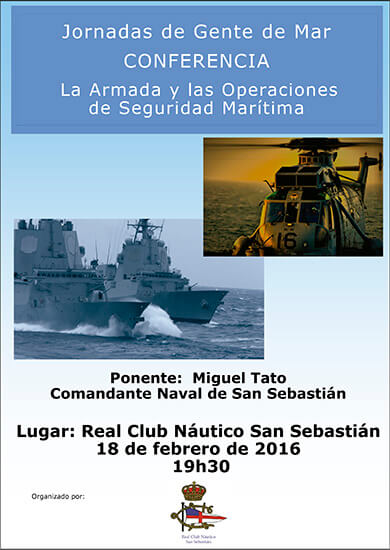 CONFERENCIA La Armada y las Operaciones de Seguridad Marítima