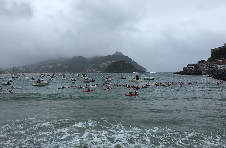 XIV TRAVESIA KAYAK DE MAR, SEMANA GRANDE DONOSTIARRA 2016