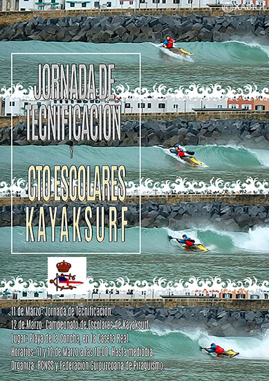 CAMPEONATO ESCOLARES KAYAK SURF