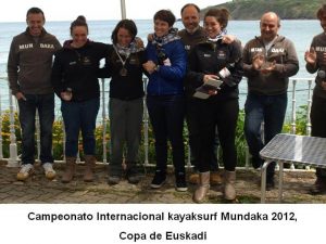 Campeonato Internacional kayaksurf Mundaka 2012, Copa de Euskadi