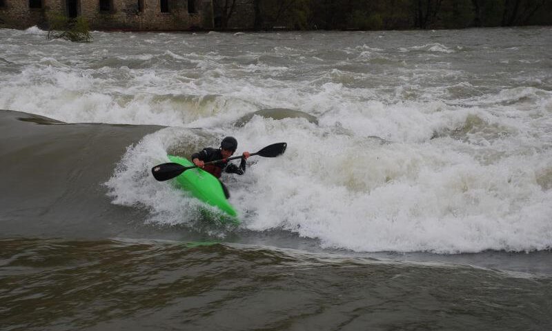 Xabi en el rio Tarn